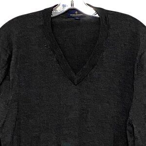 Brooks Brothers Extra Fine Merino Wool Pullover Sweater Mens‎ XL Gray Old Money